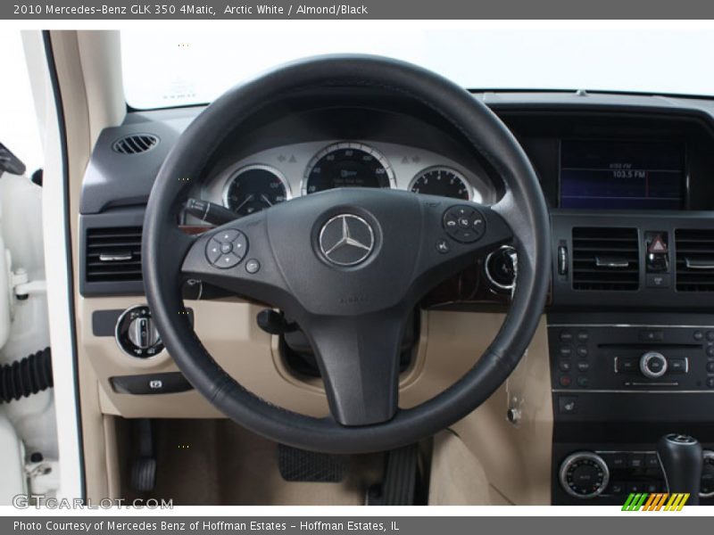 Arctic White / Almond/Black 2010 Mercedes-Benz GLK 350 4Matic