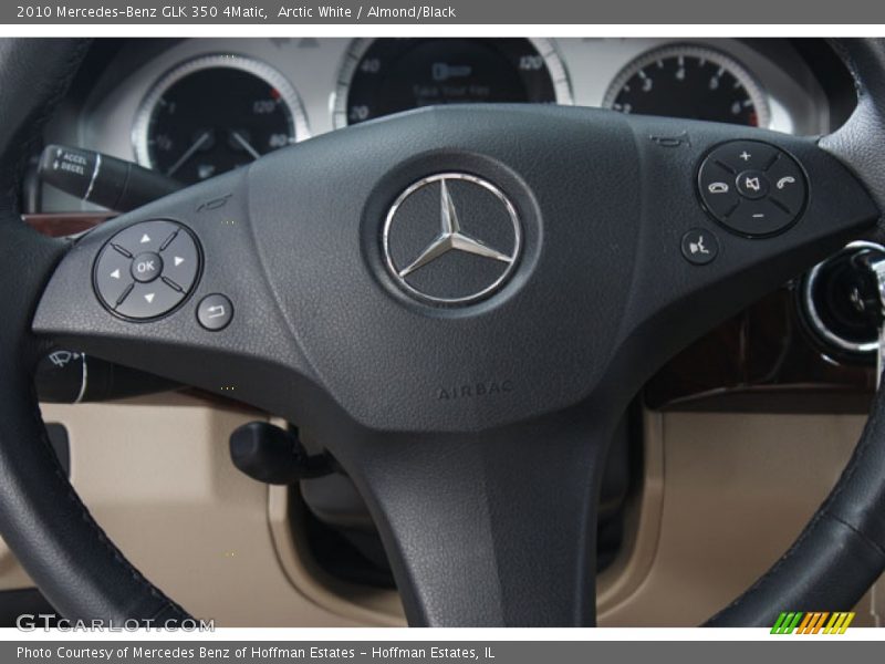 Arctic White / Almond/Black 2010 Mercedes-Benz GLK 350 4Matic