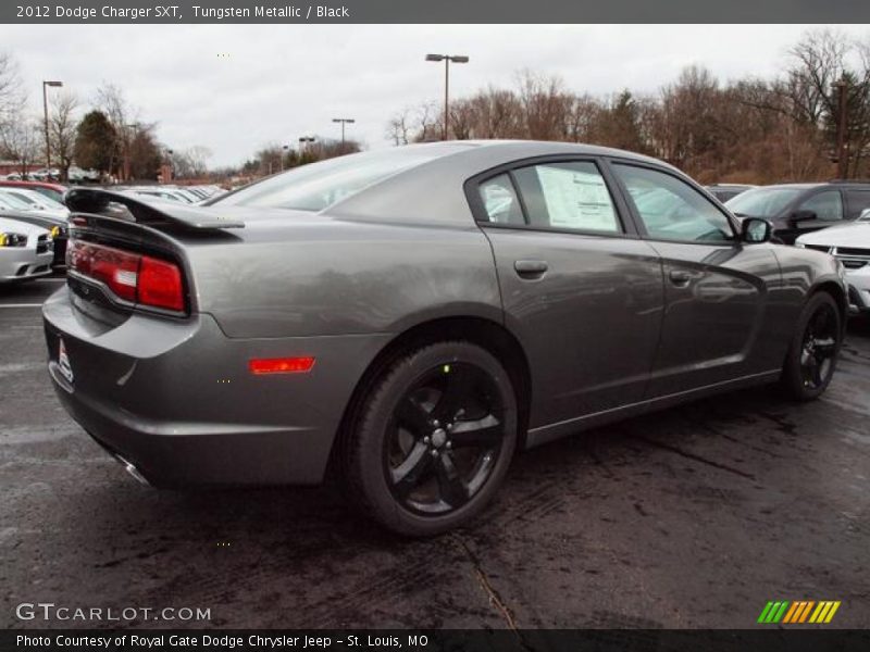 Tungsten Metallic / Black 2012 Dodge Charger SXT