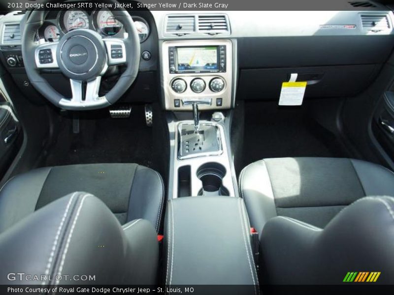 Stinger Yellow / Dark Slate Gray 2012 Dodge Challenger SRT8 Yellow Jacket