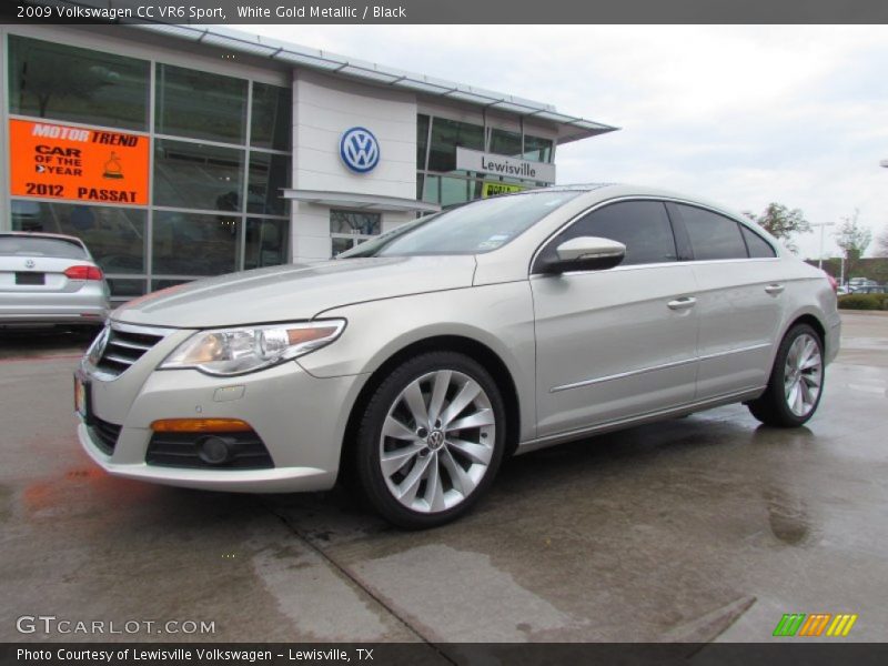 White Gold Metallic / Black 2009 Volkswagen CC VR6 Sport