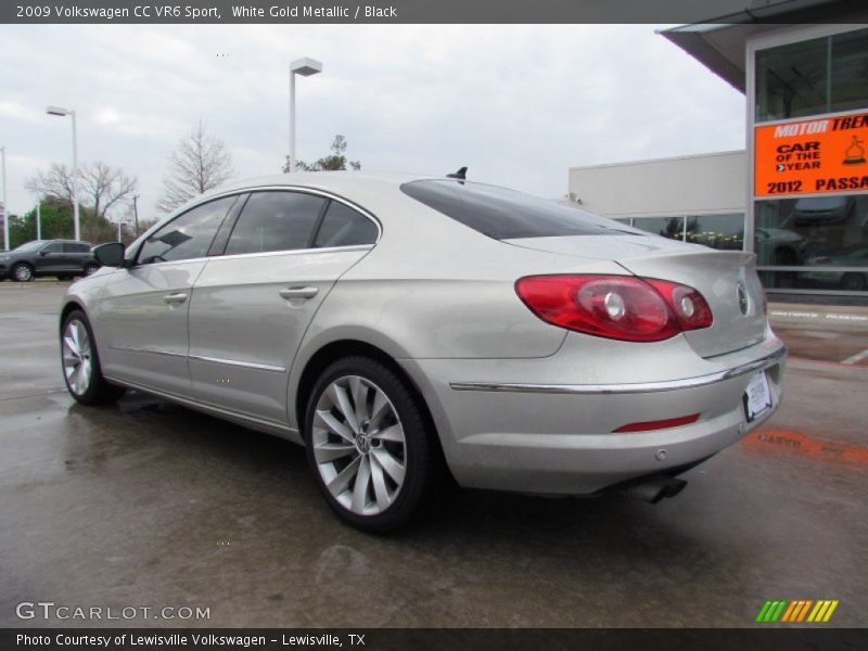 White Gold Metallic / Black 2009 Volkswagen CC VR6 Sport