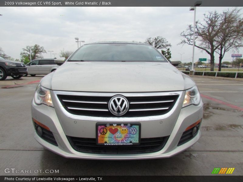 White Gold Metallic / Black 2009 Volkswagen CC VR6 Sport