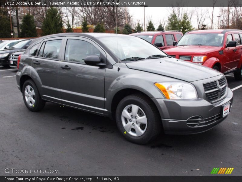 Tungsten Metallic / Dark Slate Gray/Medium Graystone 2012 Dodge Caliber SE