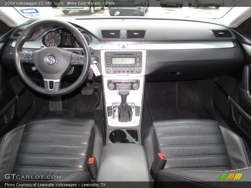White Gold Metallic / Black 2009 Volkswagen CC VR6 Sport