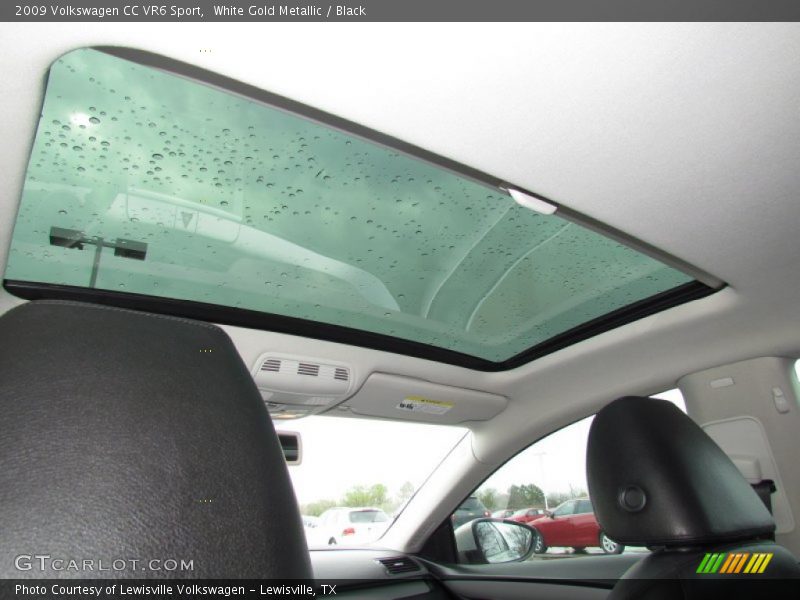 White Gold Metallic / Black 2009 Volkswagen CC VR6 Sport