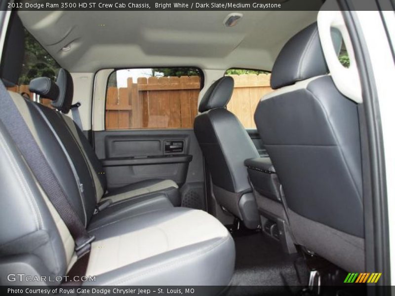 Bright White / Dark Slate/Medium Graystone 2012 Dodge Ram 3500 HD ST Crew Cab Chassis