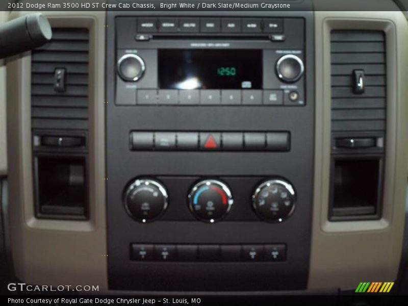 Bright White / Dark Slate/Medium Graystone 2012 Dodge Ram 3500 HD ST Crew Cab Chassis
