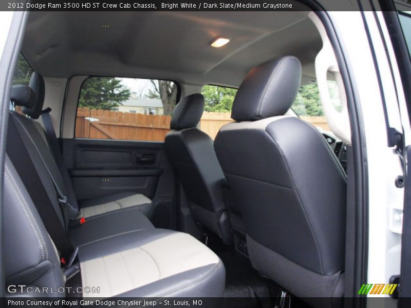 Bright White / Dark Slate/Medium Graystone 2012 Dodge Ram 3500 HD ST Crew Cab Chassis