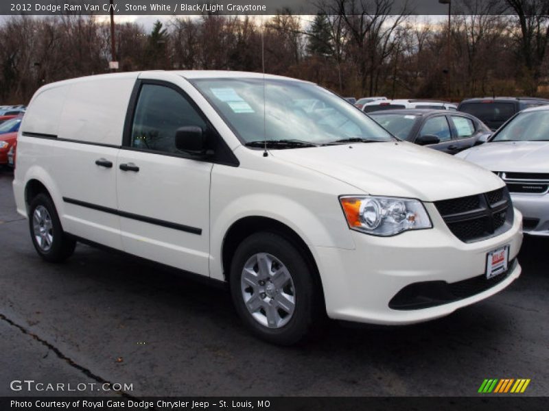 Front 3/4 View of 2012 Ram Van C/V