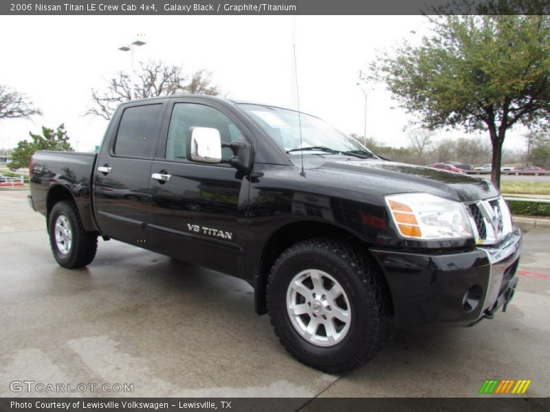 Galaxy Black / Graphite/Titanium 2006 Nissan Titan LE Crew Cab 4x4