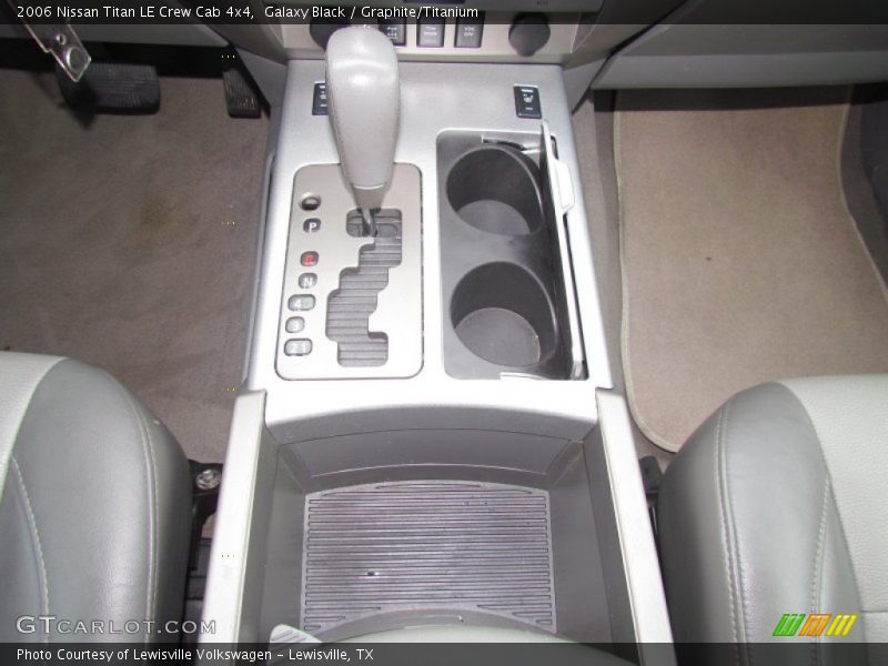 Galaxy Black / Graphite/Titanium 2006 Nissan Titan LE Crew Cab 4x4