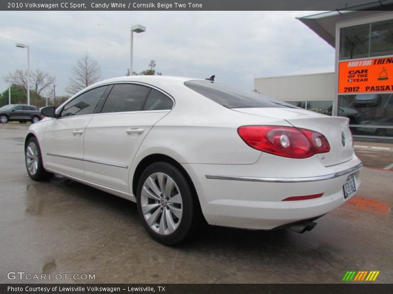 Candy White / Cornsilk Beige Two Tone 2010 Volkswagen CC Sport