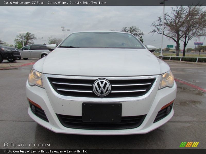 Candy White / Cornsilk Beige Two Tone 2010 Volkswagen CC Sport