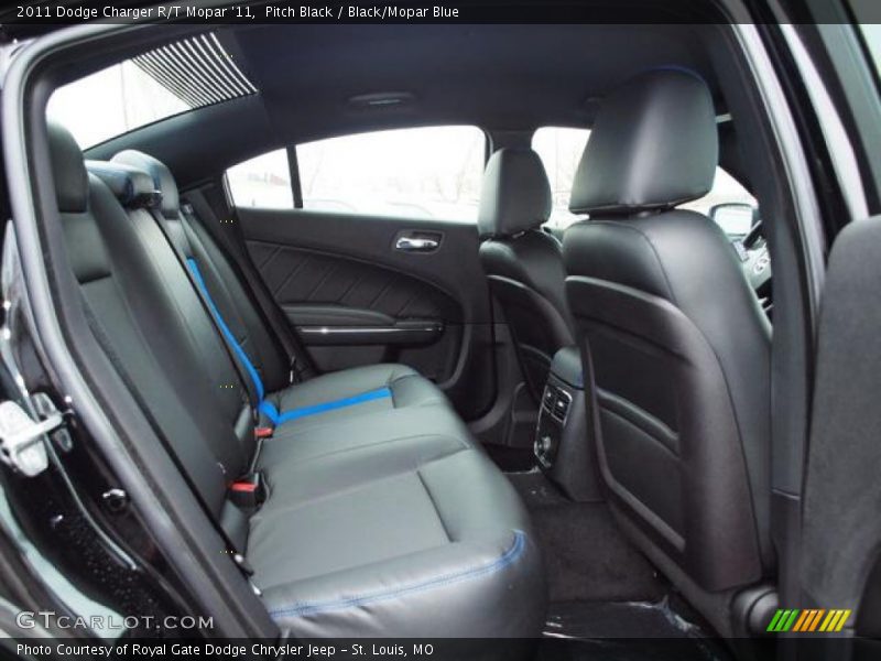 Rear Seat of 2011 Charger R/T Mopar '11