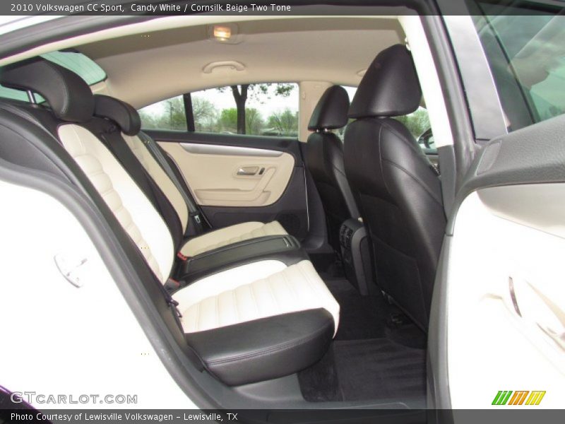 Candy White / Cornsilk Beige Two Tone 2010 Volkswagen CC Sport