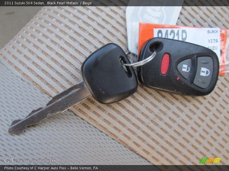 Keys of 2011 SX4 Sedan