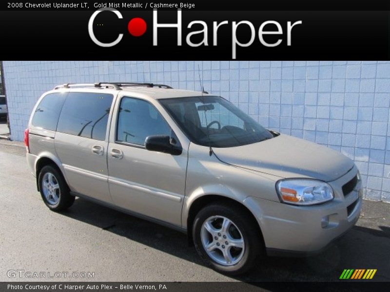 Gold Mist Metallic / Cashmere Beige 2008 Chevrolet Uplander LT