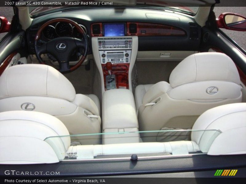 Matador Red Mica / Camel 2007 Lexus SC 430 Convertible
