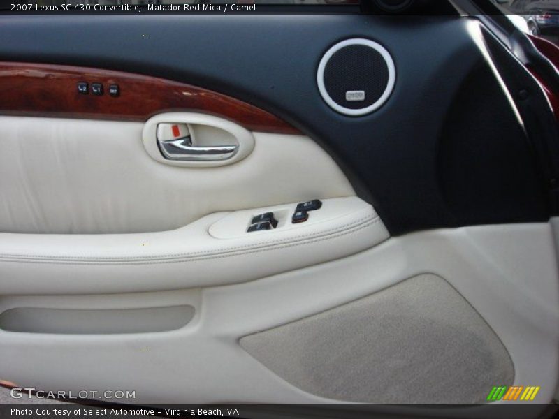 Matador Red Mica / Camel 2007 Lexus SC 430 Convertible