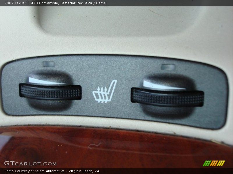 Matador Red Mica / Camel 2007 Lexus SC 430 Convertible