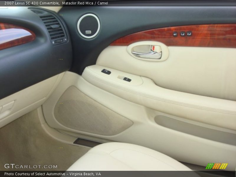 Matador Red Mica / Camel 2007 Lexus SC 430 Convertible