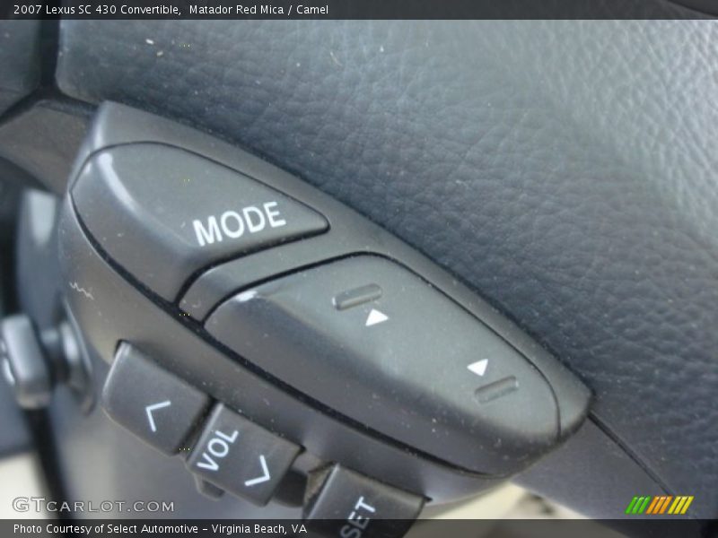 Matador Red Mica / Camel 2007 Lexus SC 430 Convertible