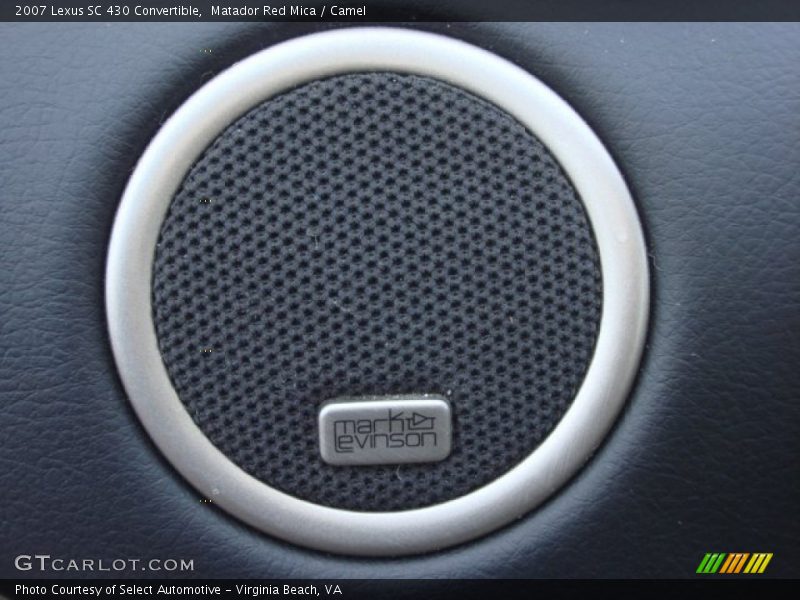 Matador Red Mica / Camel 2007 Lexus SC 430 Convertible