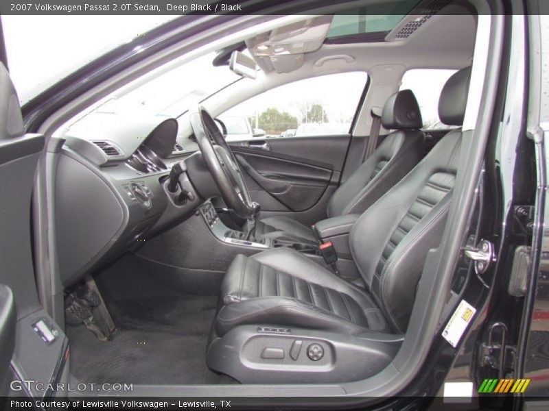  2007 Passat 2.0T Sedan Black Interior