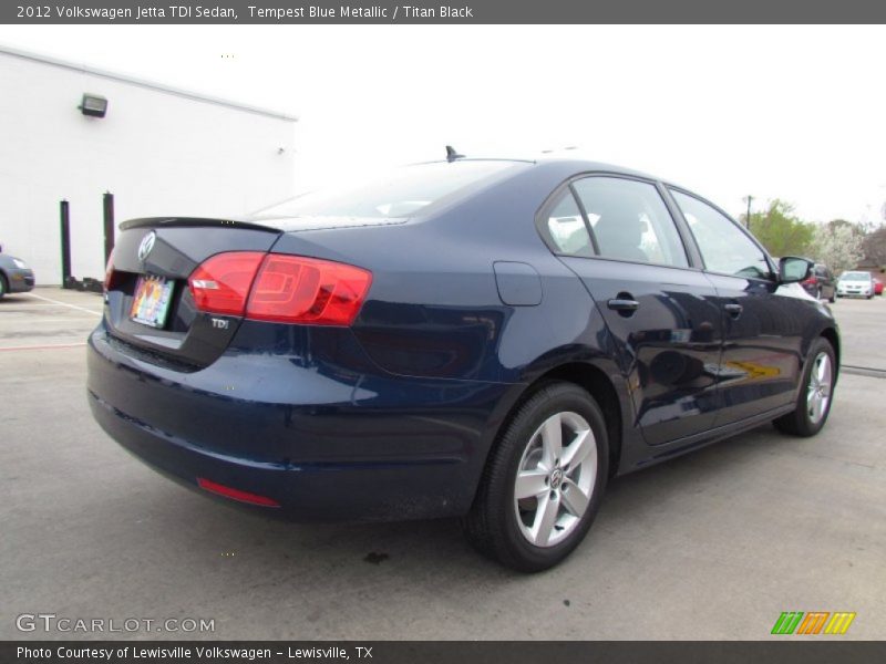 Tempest Blue Metallic / Titan Black 2012 Volkswagen Jetta TDI Sedan