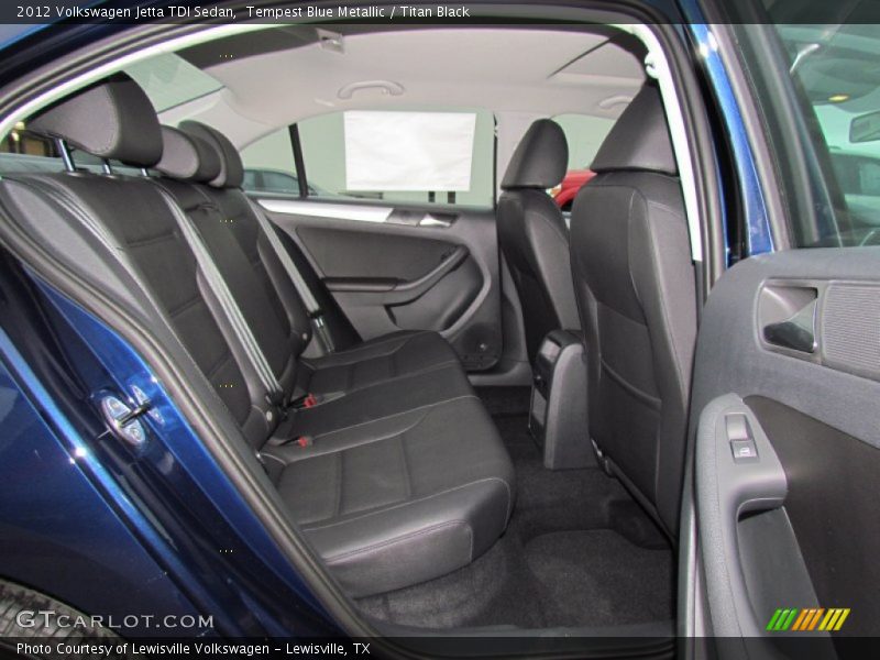 Tempest Blue Metallic / Titan Black 2012 Volkswagen Jetta TDI Sedan