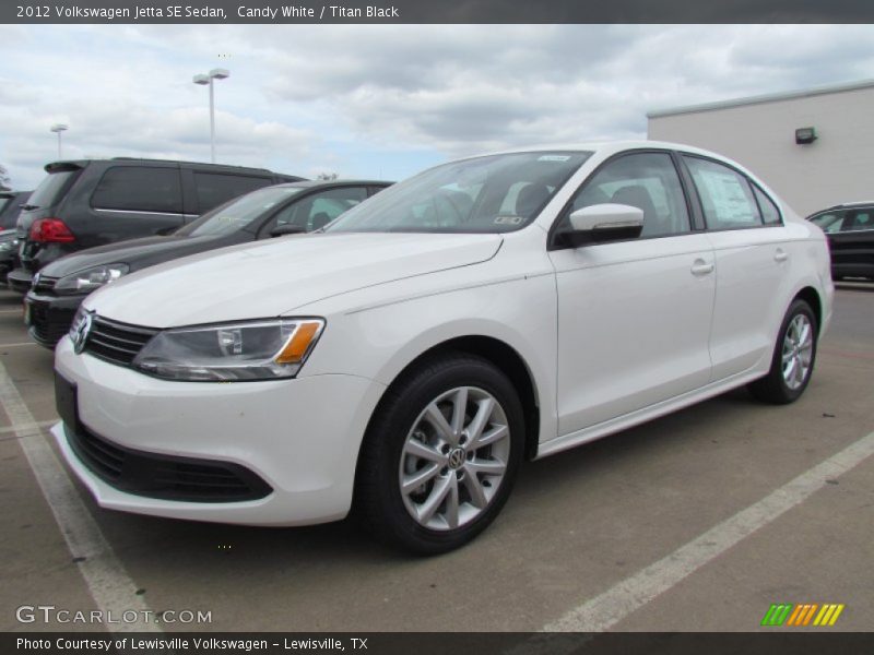 Candy White / Titan Black 2012 Volkswagen Jetta SE Sedan