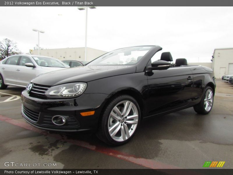 Black / Titan Black 2012 Volkswagen Eos Executive