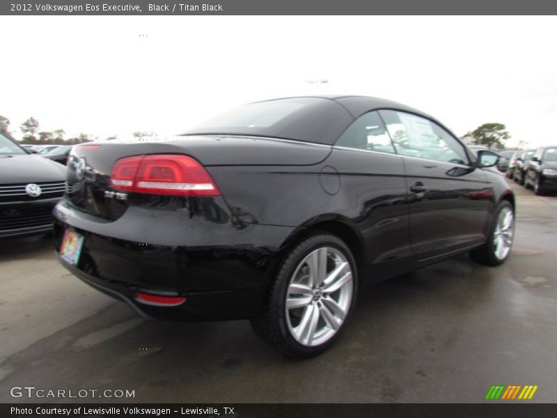 Black / Titan Black 2012 Volkswagen Eos Executive