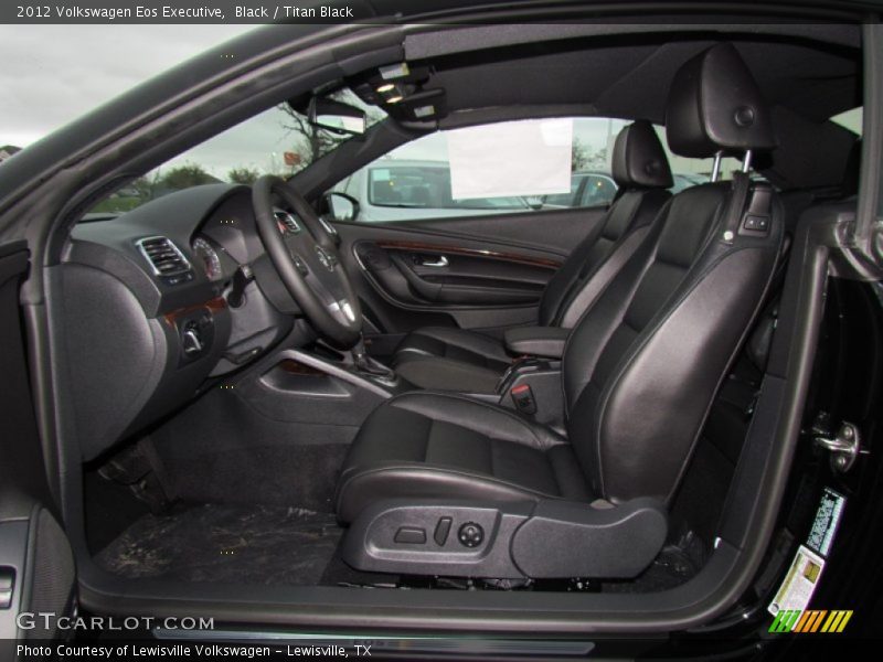 Black / Titan Black 2012 Volkswagen Eos Executive