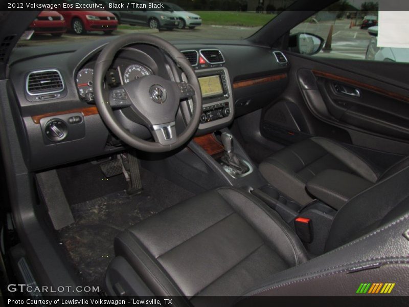 Black / Titan Black 2012 Volkswagen Eos Executive