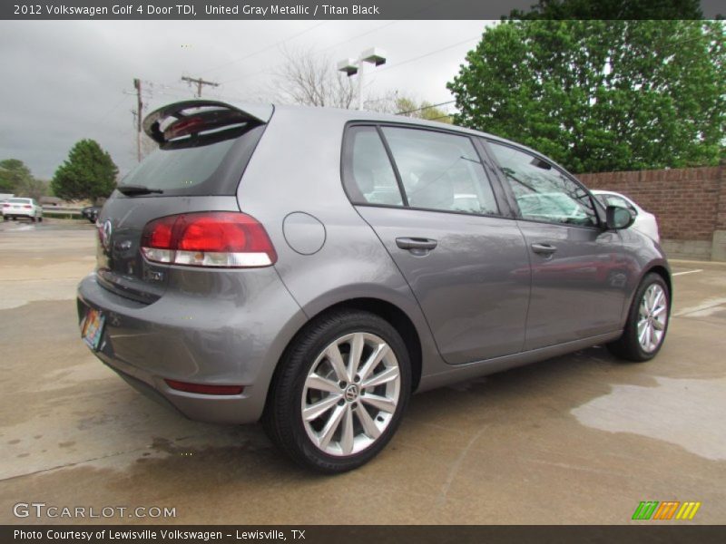 United Gray Metallic / Titan Black 2012 Volkswagen Golf 4 Door TDI
