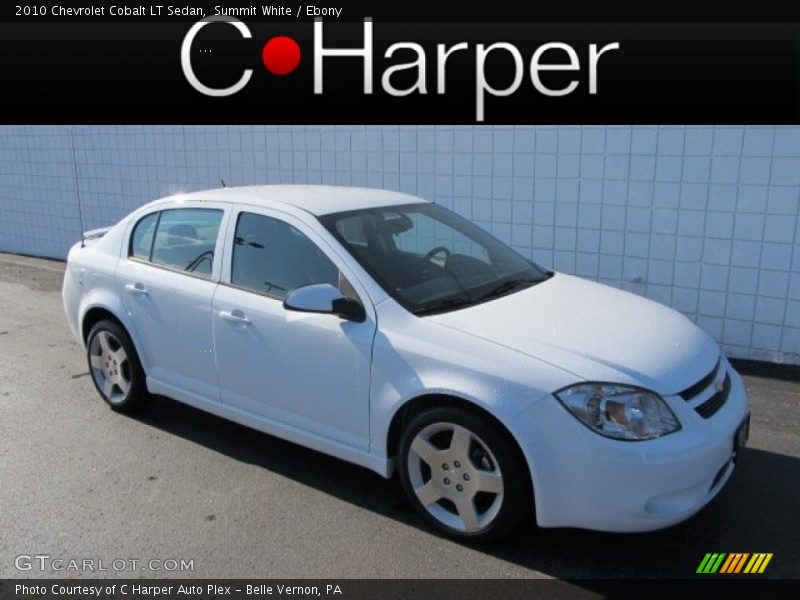 Summit White / Ebony 2010 Chevrolet Cobalt LT Sedan
