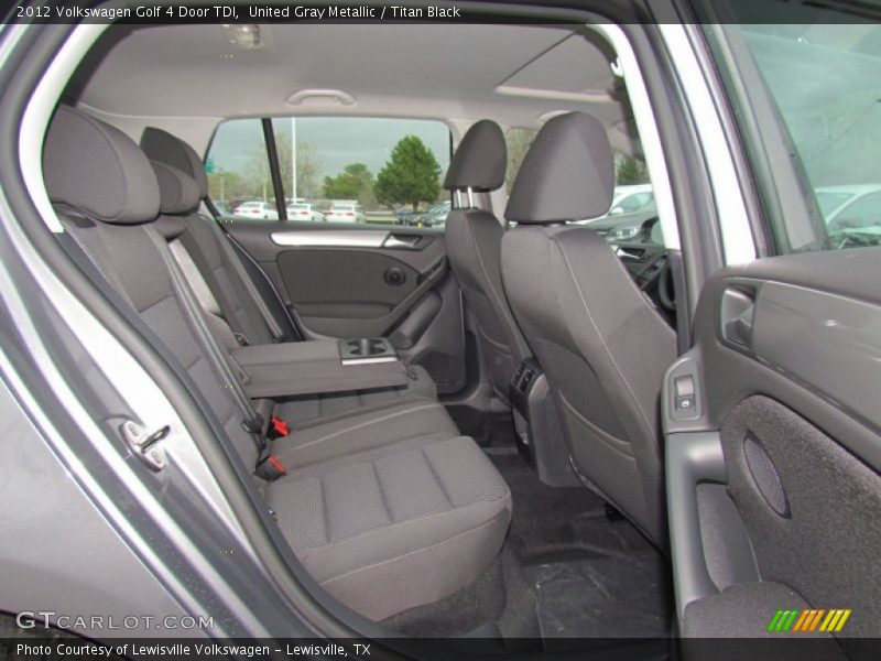 United Gray Metallic / Titan Black 2012 Volkswagen Golf 4 Door TDI