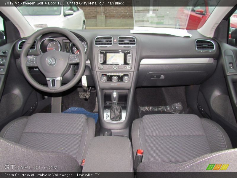 United Gray Metallic / Titan Black 2012 Volkswagen Golf 4 Door TDI