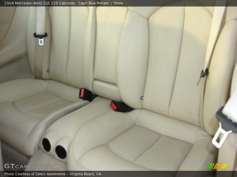 Capri Blue Metallic / Stone 2004 Mercedes-Benz CLK 320 Cabriolet