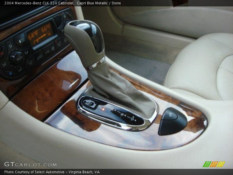 Capri Blue Metallic / Stone 2004 Mercedes-Benz CLK 320 Cabriolet