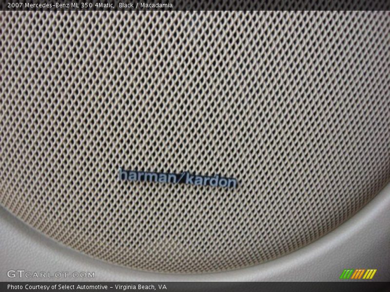 Black / Macadamia 2007 Mercedes-Benz ML 350 4Matic