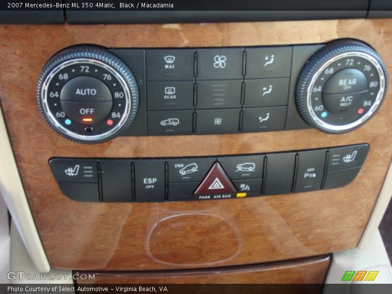 Black / Macadamia 2007 Mercedes-Benz ML 350 4Matic