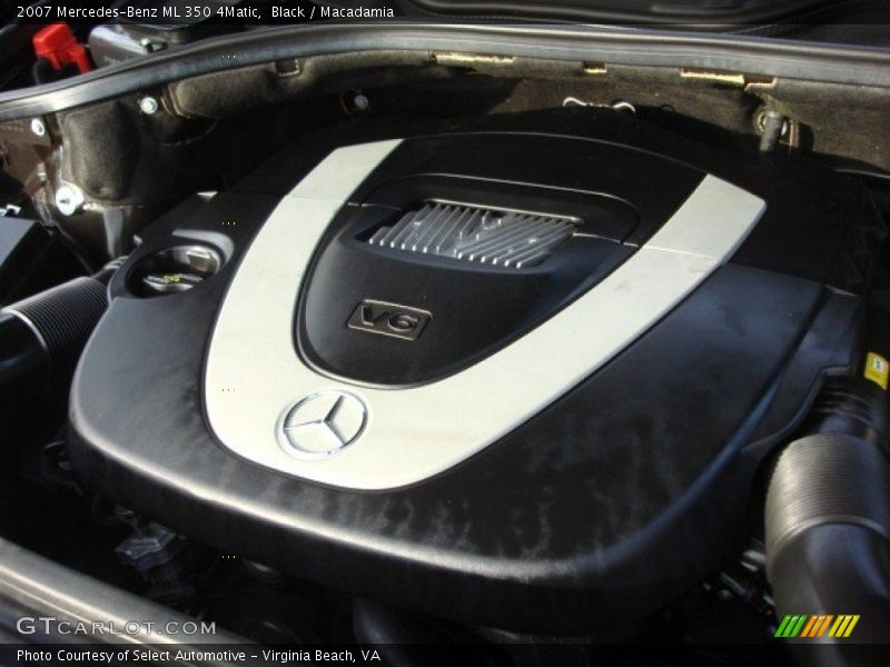 Black / Macadamia 2007 Mercedes-Benz ML 350 4Matic