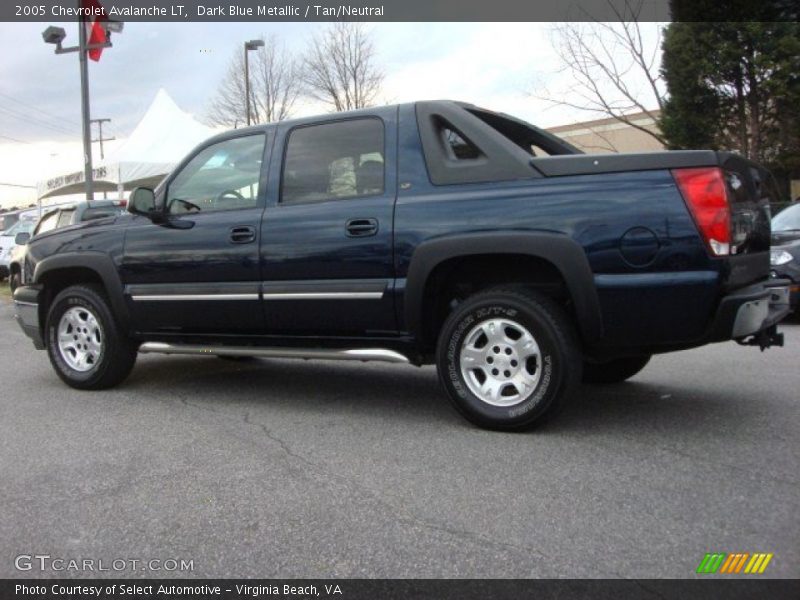 Dark Blue Metallic / Tan/Neutral 2005 Chevrolet Avalanche LT
