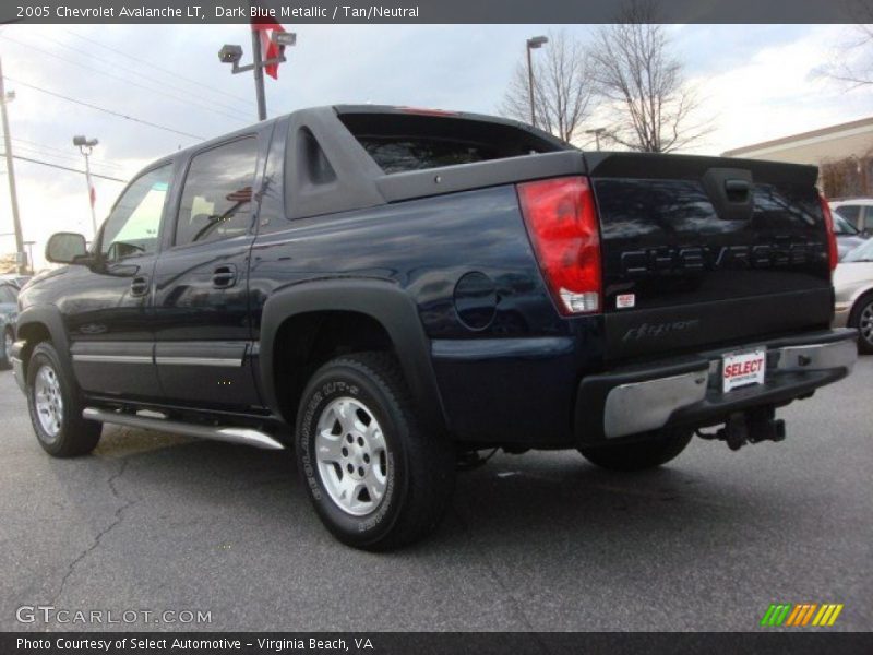 Dark Blue Metallic / Tan/Neutral 2005 Chevrolet Avalanche LT