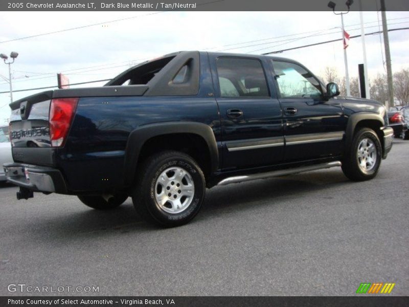 Dark Blue Metallic / Tan/Neutral 2005 Chevrolet Avalanche LT
