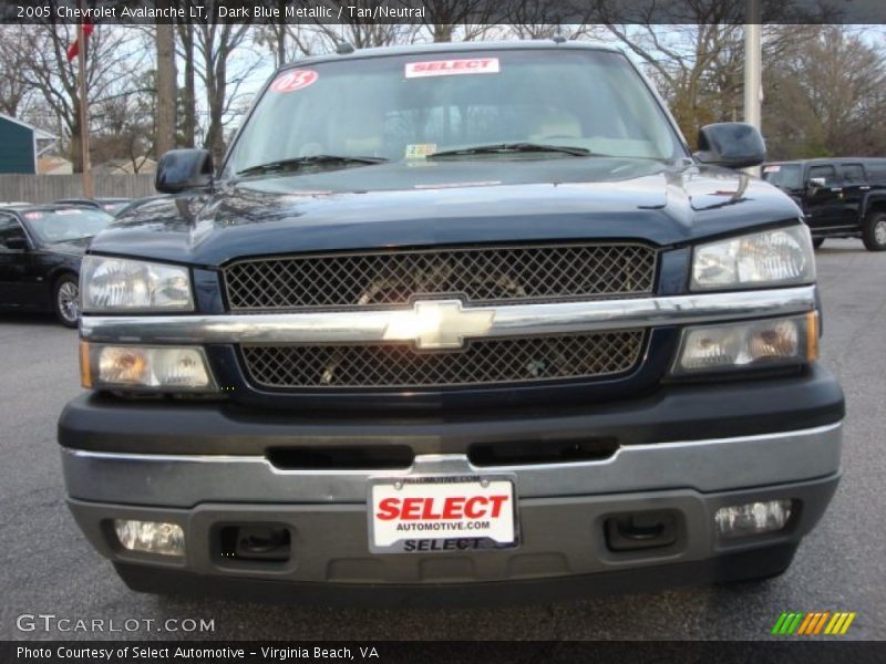 Dark Blue Metallic / Tan/Neutral 2005 Chevrolet Avalanche LT