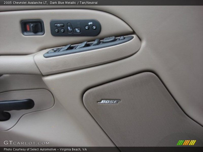 Dark Blue Metallic / Tan/Neutral 2005 Chevrolet Avalanche LT